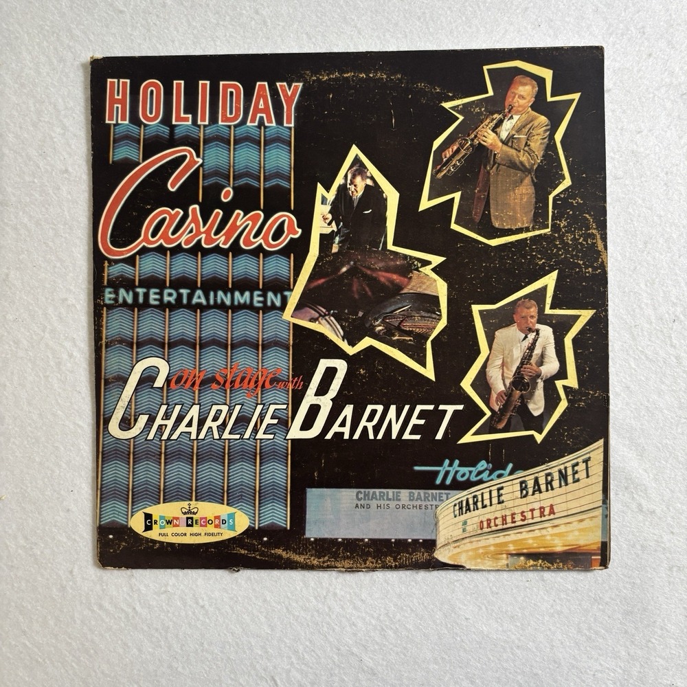 CHARLIE BARNET‎ On Stage With 1959 Vinyl LP Crown CLP 5134 - VG